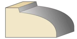 Torquata Table Edge Moulding Bit - Profile #2 -Sander shop 505 Table20Edge20TE02BH20New