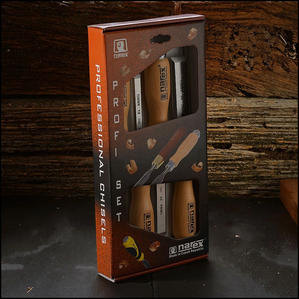 Narex Set Of 4 Cabinet Chisels 2 Narex Set Of 4 Cabinet Chisels - Image 2