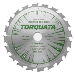 Torquata Handheld Circular Saw Blade For Wood Construction
