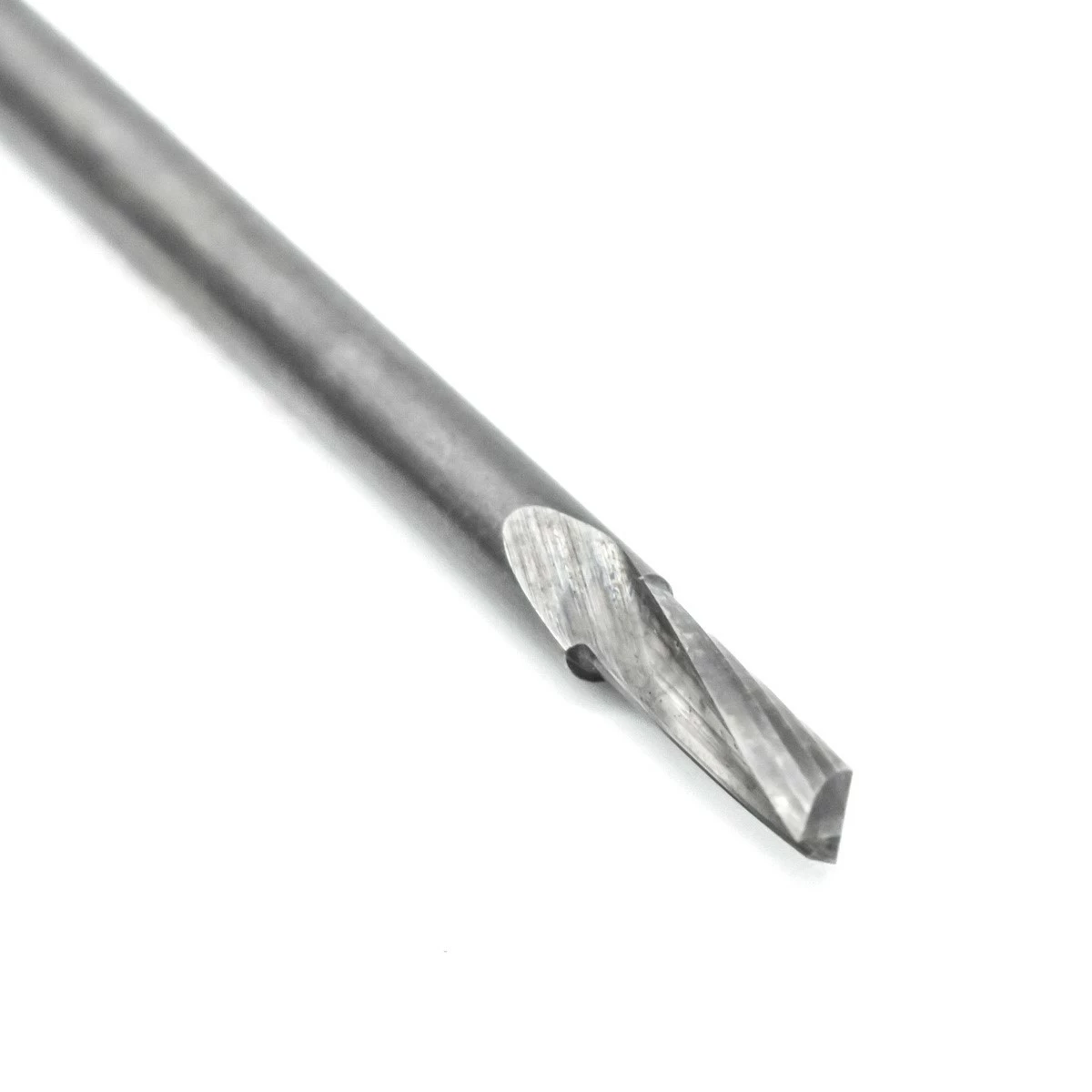 Torquata 1/8in Shank Single Flute Solid Carbide Up Cut Spiral CNC Bits 4 Torquata 1/8in Shank Single Flute Solid Carbide Up Cut Spiral CNC Bits - Image 4