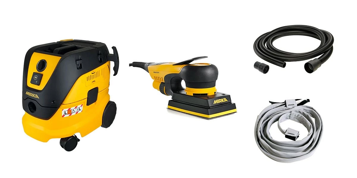 Mirka Rectangular Orbit Sander & Extractor Pack 1 Mirka Rectangular Orbit Sander & Extractor Pack